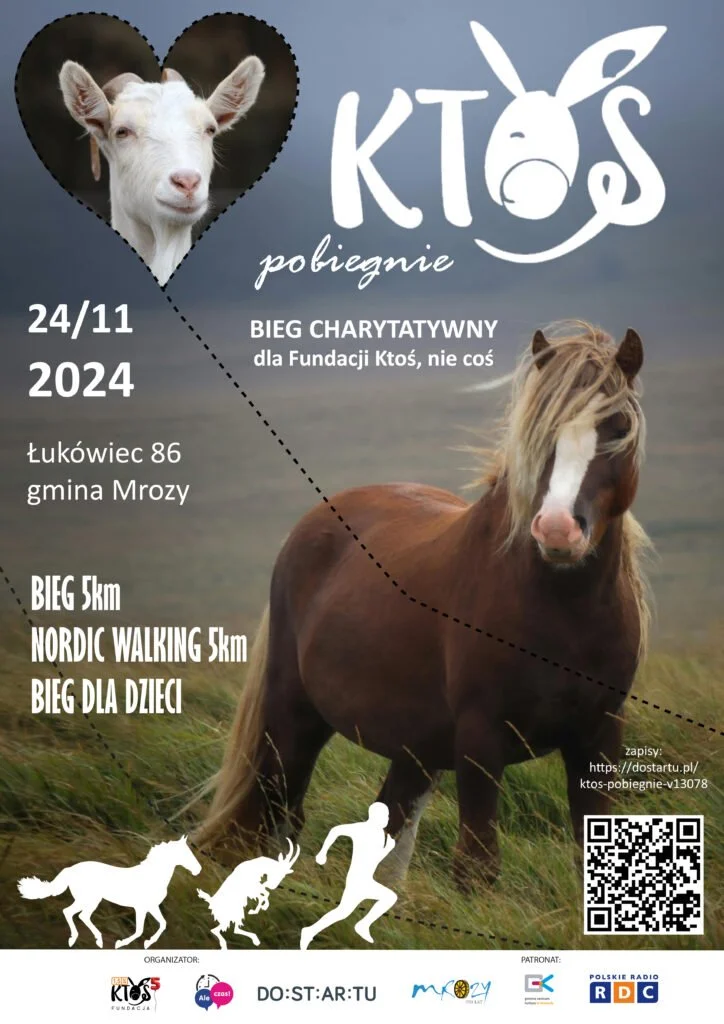 Relacja z I Charytatywnego Biegu FUNDACJI KTOŚ, NIE COŚ pt. „Ktoś pobiegnie”
